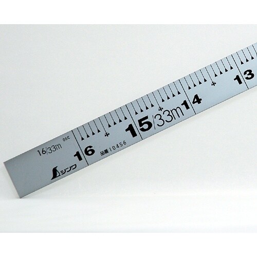 シンワ 曲尺厚手広巾尺6表裏尺相当目盛