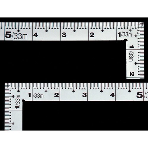 シンワ 曲尺厚手広巾尺6表裏尺相当目盛