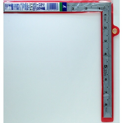 シンワ 曲尺厚手広巾尺6表裏尺相当目盛