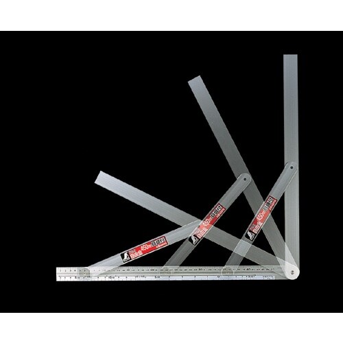 シンワ アルミ自由金45cm目盛付