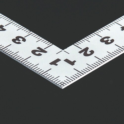 シンワ 曲尺平ぴた50cm裏面尺6併用目盛