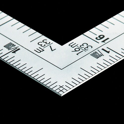 シンワ 曲尺広ピタ尺6表裏尺相当目盛