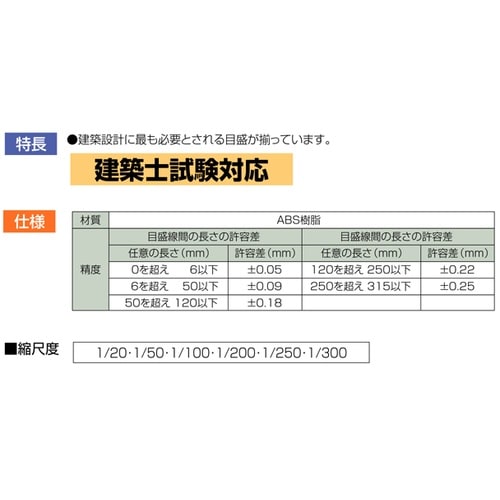 シンワ 三角スケール B−15