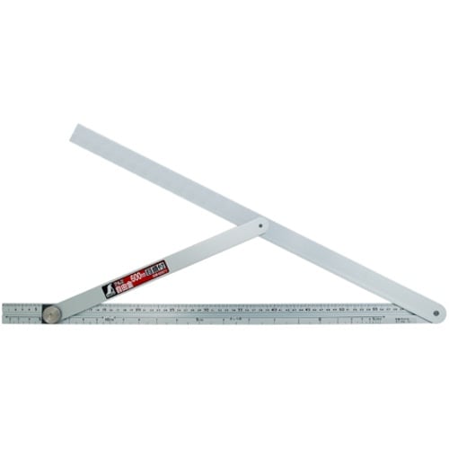 シンワ アルミ自由金60cm目盛付