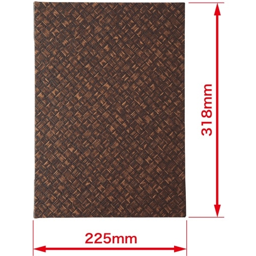 OP メニューファイル レザー調 A4 4頁