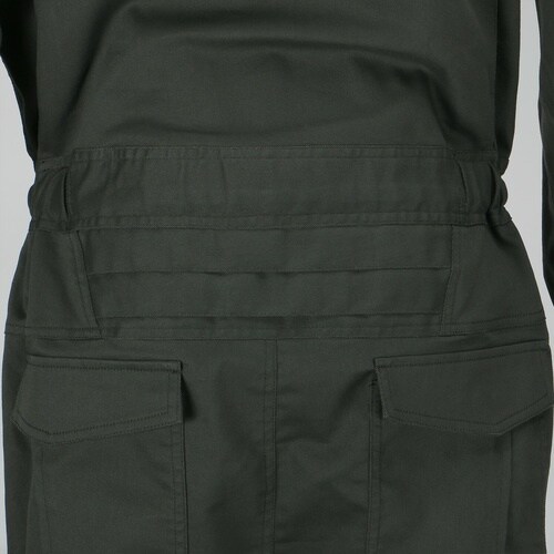 カジメイク T/Cストレッチつなぎ ネイビー LL