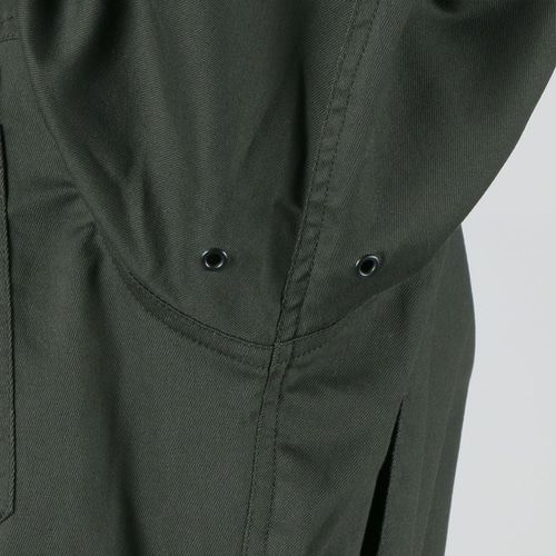 カジメイク T/Cストレッチつなぎ ネイビー LL