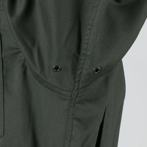 カジメイク T/Cストレッチつなぎ ネイビー M