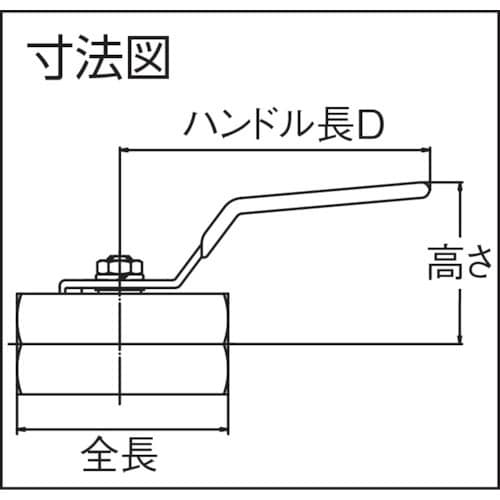 HAMAI 黄銅製禁油処理ボールバルブ(レバー)