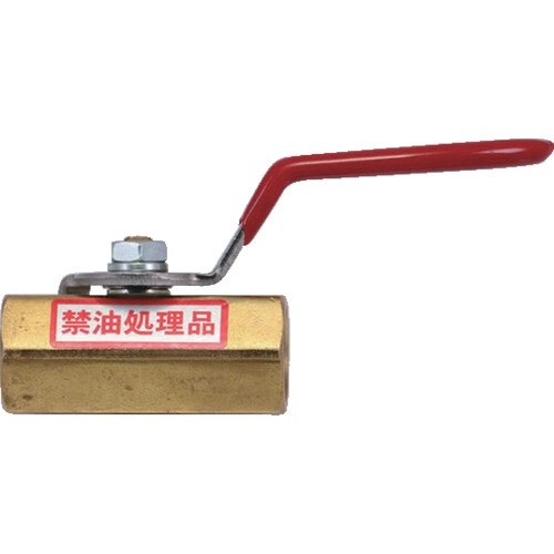 HAMAI 黄銅製禁油処理ボールバルブ(レバー)