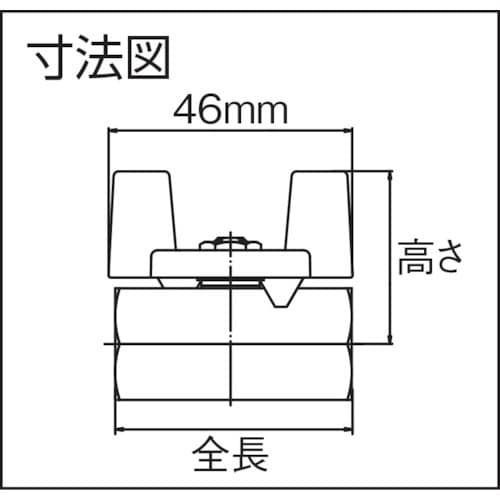 HAMAI 黄銅製禁油処理ボールバルブ(蝶)