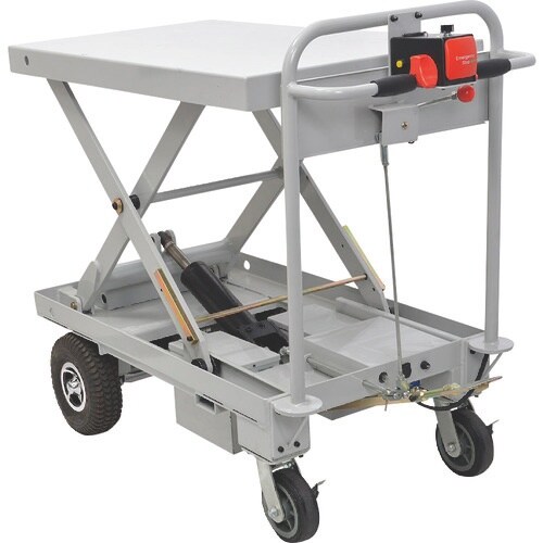サンコー 昇降リフト付電動アシスト台車