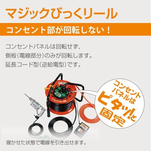 NICHIDO 電工ドラム マジックびっくリール