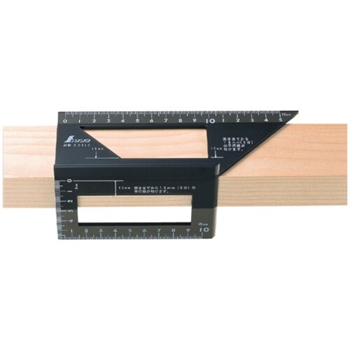 シンワ 一発止型定規ポリカ