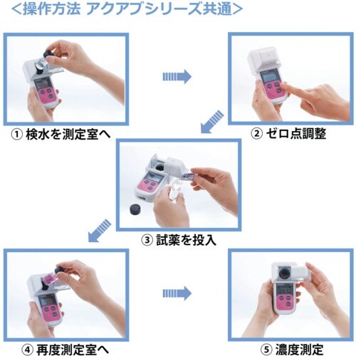SIBATA 有効塩素濃度測定キット アクアブ A