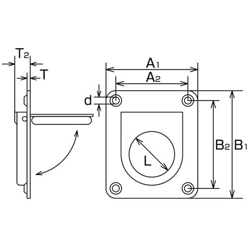 水本 アイプレート ステンレス リングプル 44m