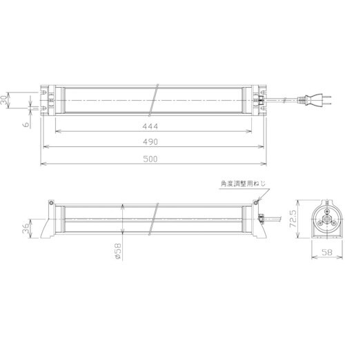 NIKKI 防水型LEDリニアライトAC100ー1