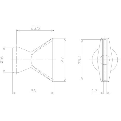 NIKKI クーラントシステム1/4 フレアノズル