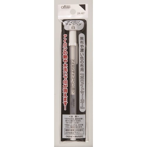 CLOVER アイロンチャコペン 白