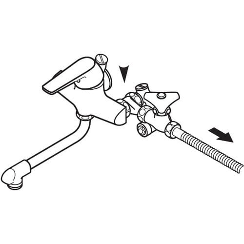 SANEI 混合栓分岐ソケット(T用)