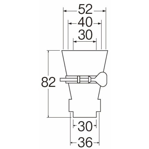 SANEI 排水ホース差込口(バンド付)
