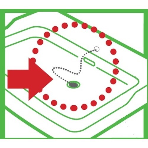SANEI 洗面用クサリ付ゴム栓(ブラック