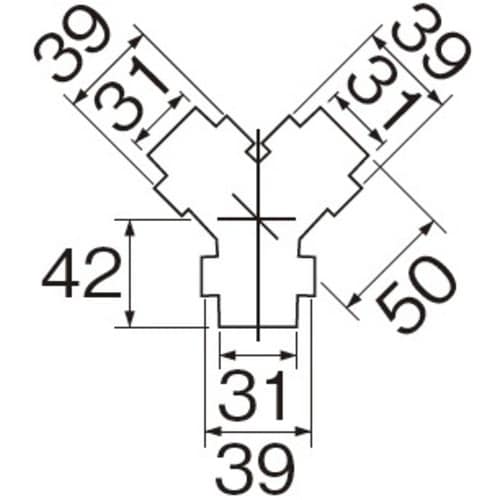 SANEI 排水ホースY型ツギテ