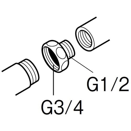 SANEI 20×13アダプター