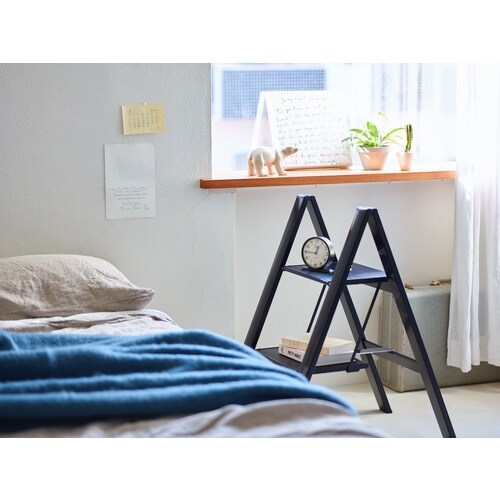 ハセガワ スリムステップ 2段 シルバー