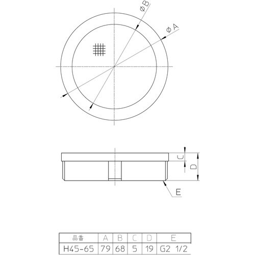 SANEI 内ネジ防虫目皿