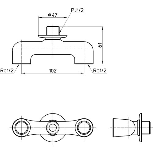 SANEI 二又ソケット