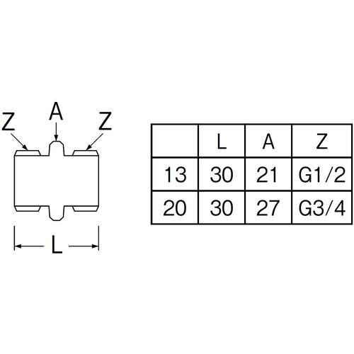 SANEI 平行ニップル