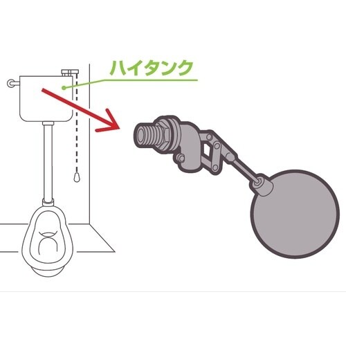 SANEI 横形ボールタップ