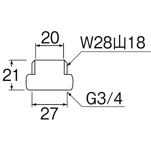 SANEI 偏心管アダプター