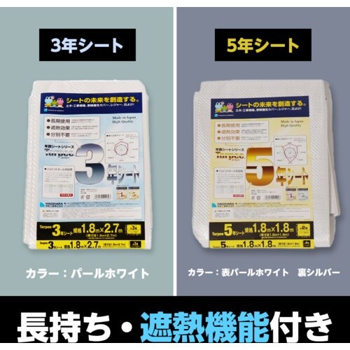 萩原 ターピー 3年シート 2.7mX3.6m ホ