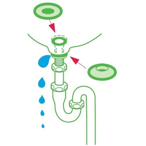 SANEI 排水栓取付パッキン