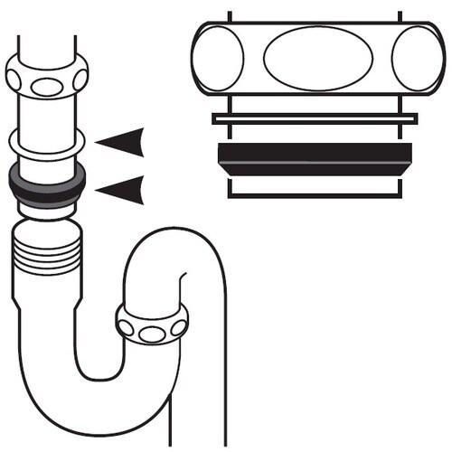 SANEI 排水アジャストパッキン