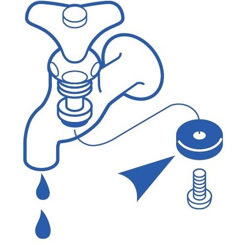 SANEI 水栓固定コマパッキン