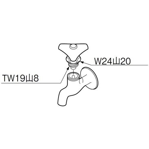 SANEI 給水栓上部