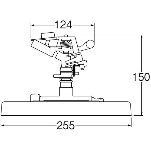 SANEI PCパートサークルスプリンクラー