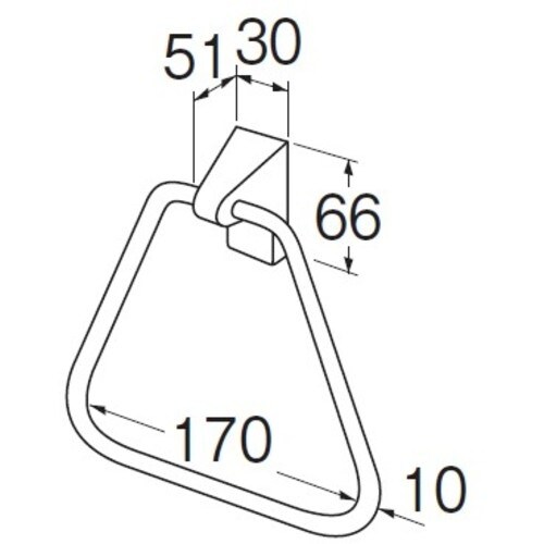 SANEI Lタイプタオルリング2型