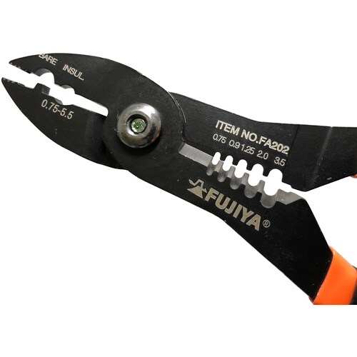 フジ矢 電工ペンチミニ(裸端子用)