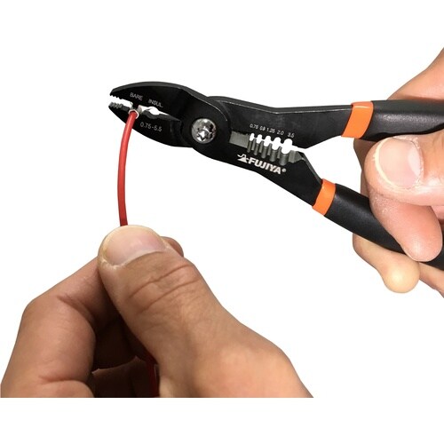 フジ矢 電工ペンチミニ(裸端子用)