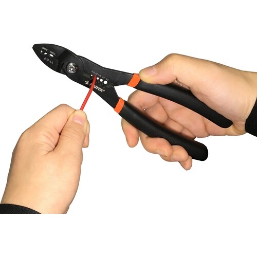 フジ矢 電工ペンチミニ(裸端子用)