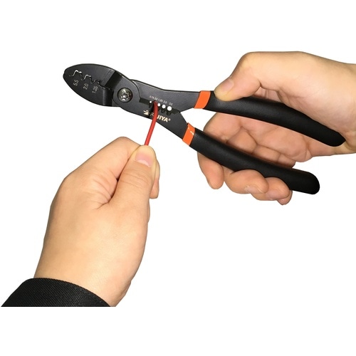 フジ矢 電工ペンチミニ(ファストン端子用)