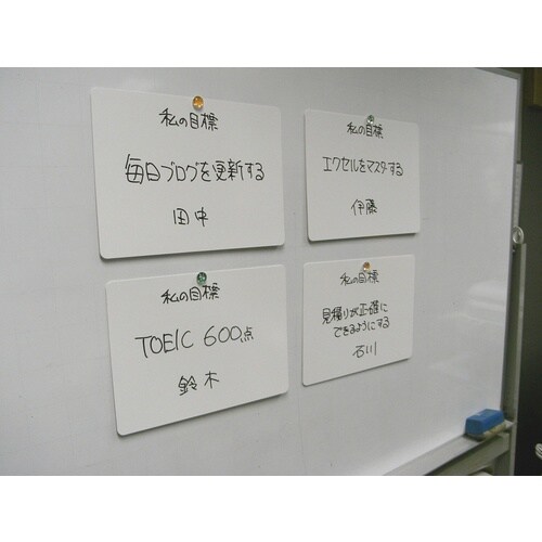 欧文印刷 紙製 薄型ホワイトボード A4判