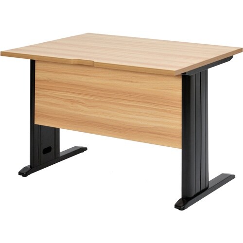 TRUSCO 平机 ナチュラル天板X黒脚 W100