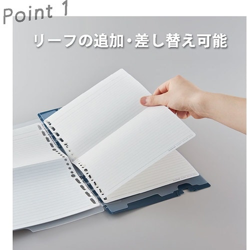 KING JIM コンパックノ−ト A4 黒