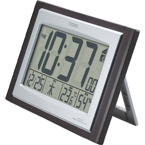 シチズン 電波時計(デジタル表示)(掛置兼用) 温