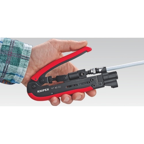 KNIPEX コンプレッションツール同軸端子用